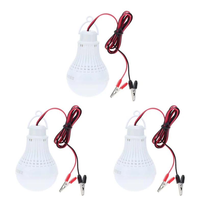 

Promotion! 3X DC 12V 7W LED Bulb General Light Bulb Type Home / Camp / Hiking / Emergency / Outdoor