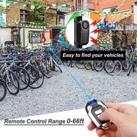 motorcycle accessorieswireless anti theft motorcycle bike alarm with remote waterproof bicycle security alarm vibration sensor 1