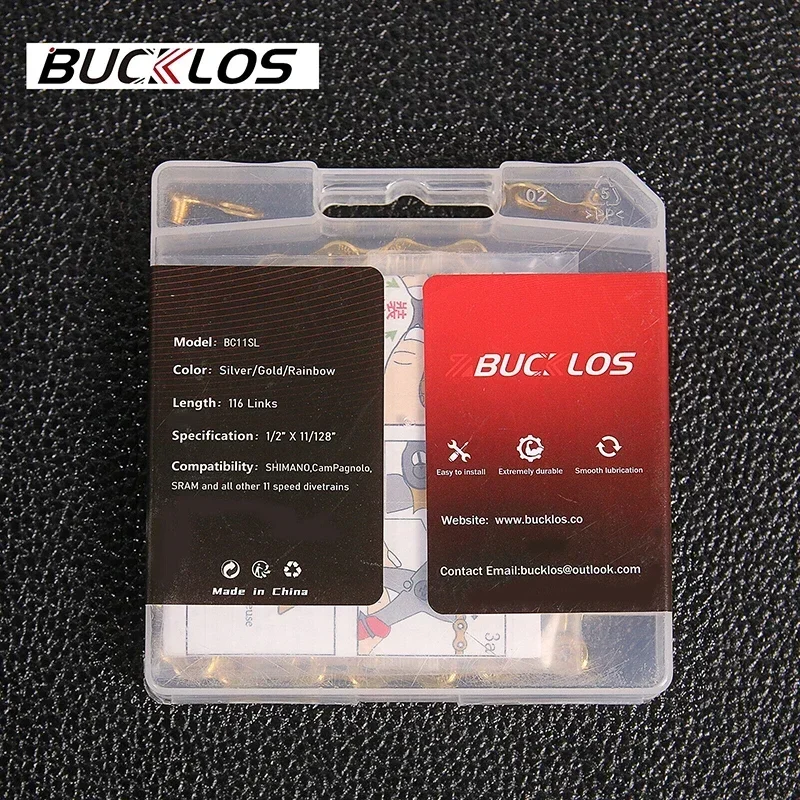 Велосипедная цепь BUCKLOS 10v 11v 11EL 11SL Цепь 8s 9s 10s 11s 12s Скоростной велосипедный ток 116/126