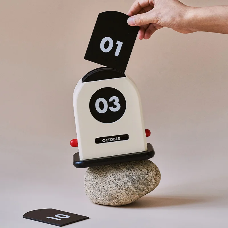 

Настольный календарь, ручной настольный календарь, креативный вечный календарь, домашний декоративный стол, дизайнерский календарь в скан...