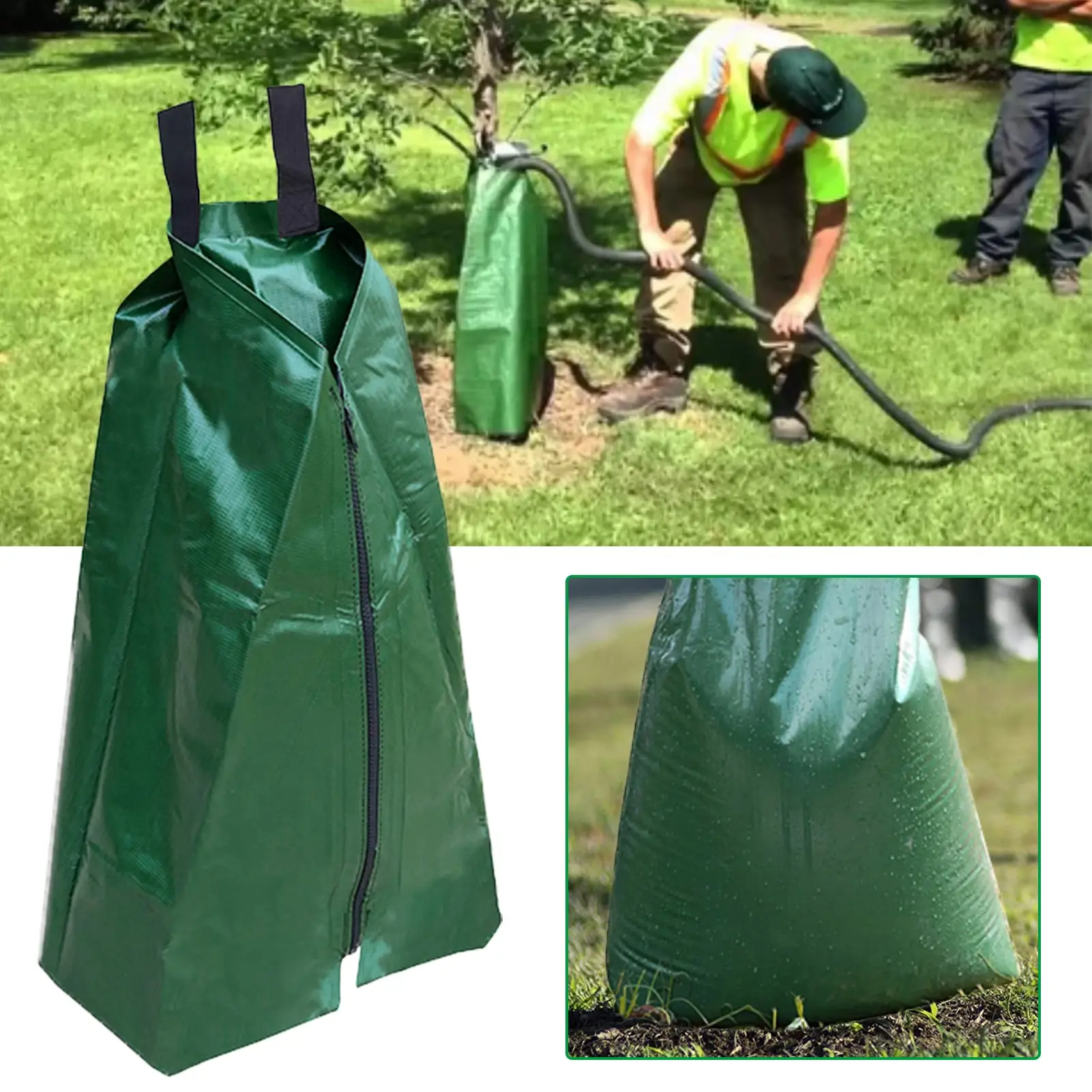 

20 Gallon Slow Release Watering Bags Drip Tree Watering Bags for Trees Drip Irrigation Water Pouches 5-8 Hours Releasing Time