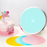round pastry turntable silicone mat non stick baking dough rolling kneading pad kitchen non slip noodles dumpling cooking tools