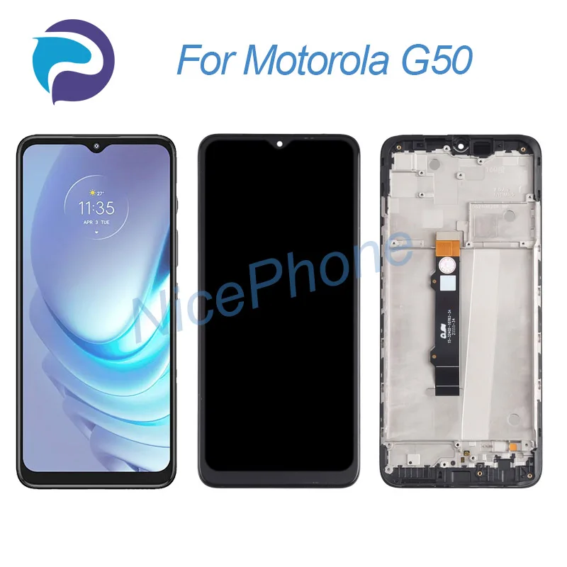 

Для Motorola G50 ЖК-экран + сенсорный дигитайзер дисплей 1600*720 XT2137-1, XT2137-2 Moto G50 ЖК-экран дисплей