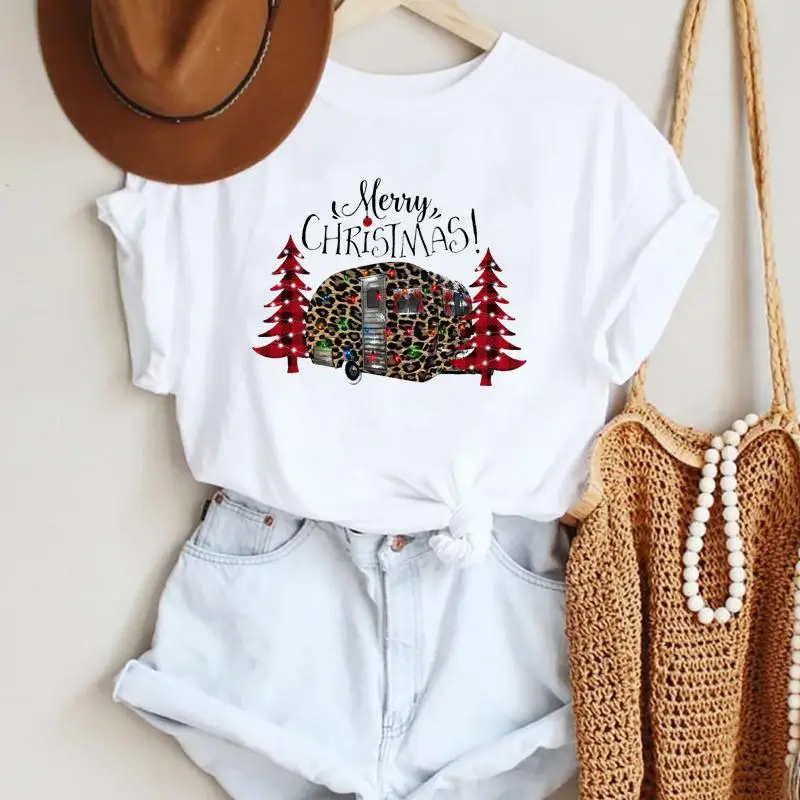 

Женская футболка с коротким рукавом, с леопардовым принтом