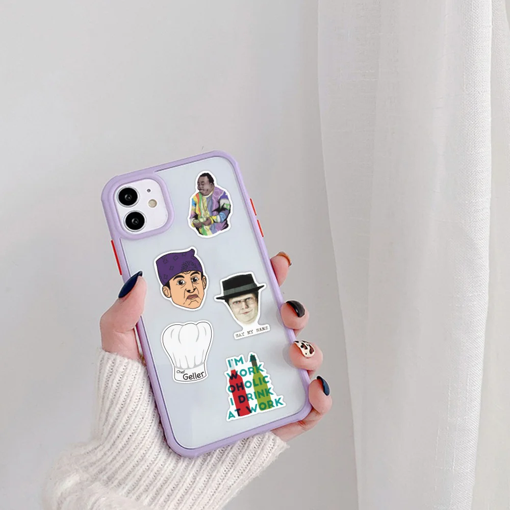 103050pcs american drama office character stickers graffiti stickers phone case luggage laptop creative diy stickers wholesale free global shipping