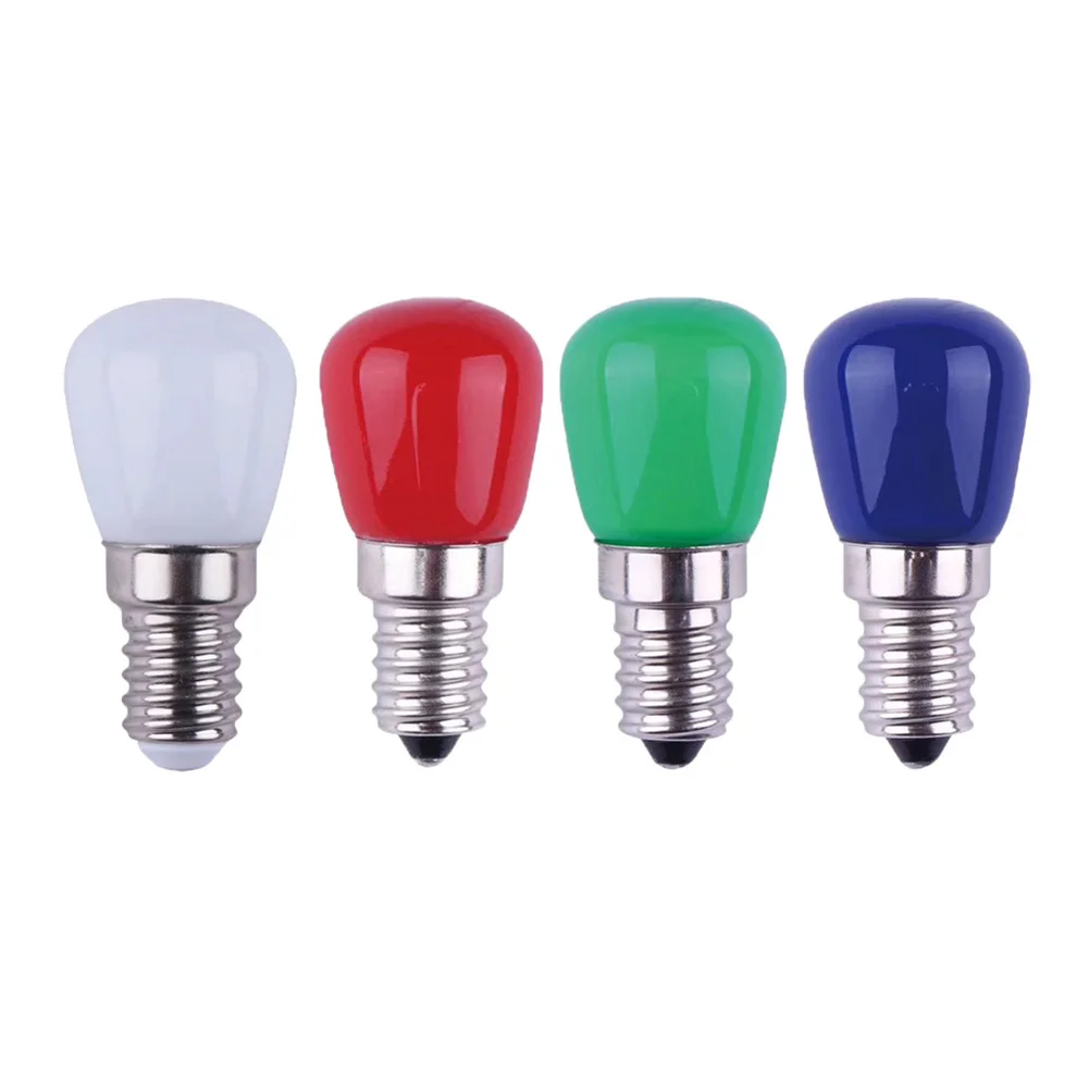 

E14 Screw Light Bulb 3W 220V Mini Colorful LED Decorative Light Fridge Lamp Extend Base CFL Small Screw Adaptor Accessories