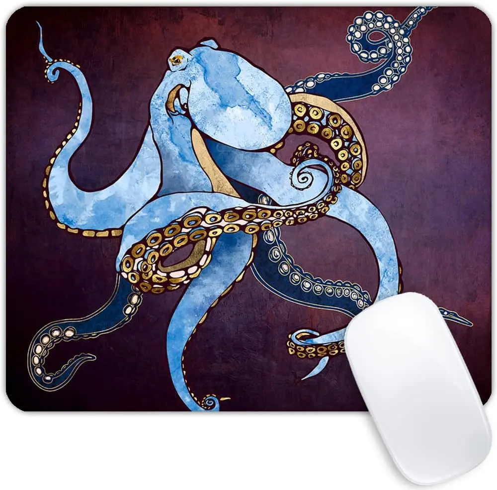 

Octopus Mouse Pad Customized Mousepad Non-Slip Rubber Base Mouse Pads for Computers Laptop Office Desk Accessories Mouse Pad