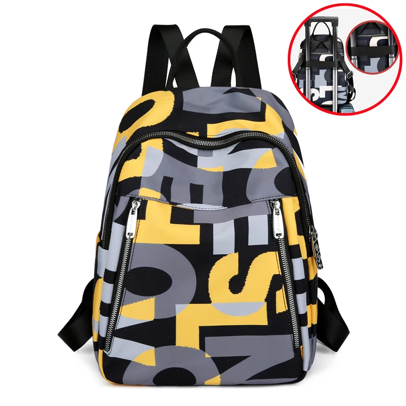 

Высококачественный нейлоновый женский рюкзак, школьный рюкзак для девочек-подростков, женская модная сумка с надписью, женский рюкзак для ...