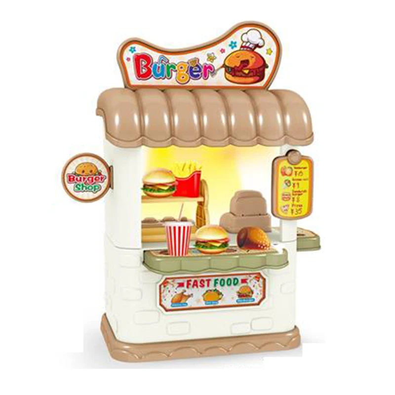 

Pretend Play & Preschool Plastic Kitchen Delicious Food Dessert Kitchen Toy Pretend play plastic cake kitchen toy donut shop