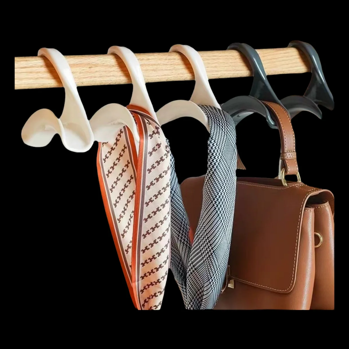 Регулируемые Крючки Для Шарфов Галстуков Шапок Повязок На Голову Изогнутые