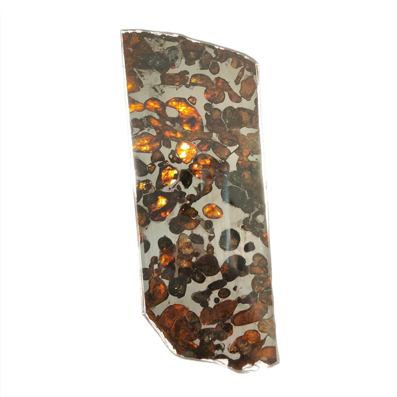 

Kenya Olive Meteorite Slice High Quality Olive Meteorite Specimen Natural Meteorite Material Jewelry Crafts