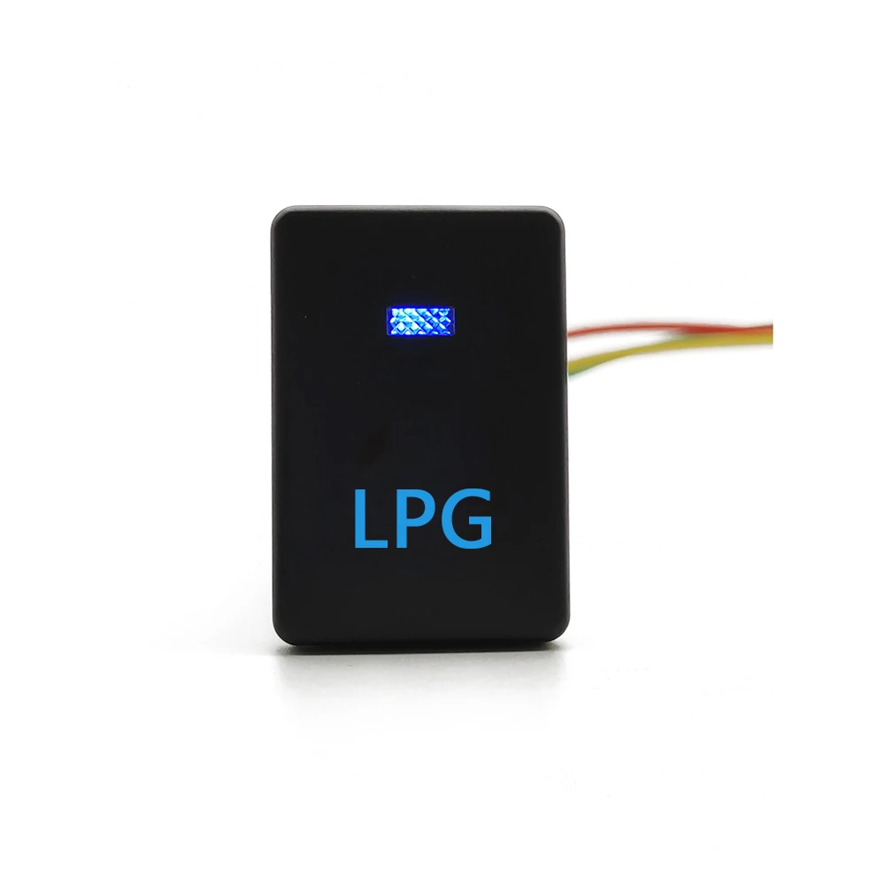 

Оранжевая/зеленая/Синяя светодиодная лампа, 1 шт., кнопка управления сжиженным нефтяным газом, переключатель топлива для Toyota RAV4 Camry Prius Corolla PRADO