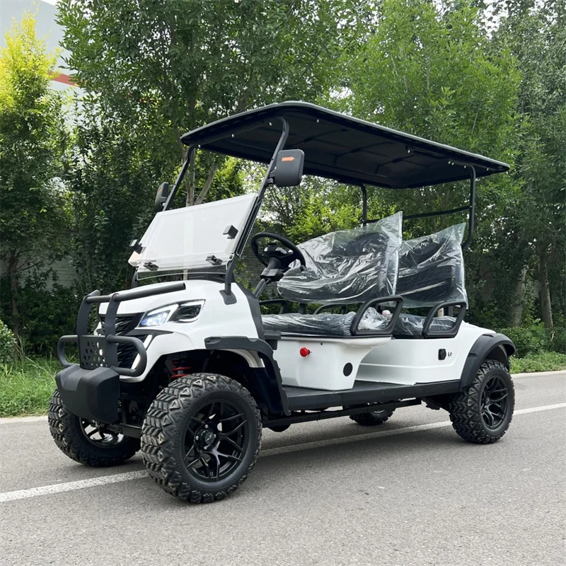 2025 Лидер продаж 4 человека 72 В электрические подъемные тележки для гольфа