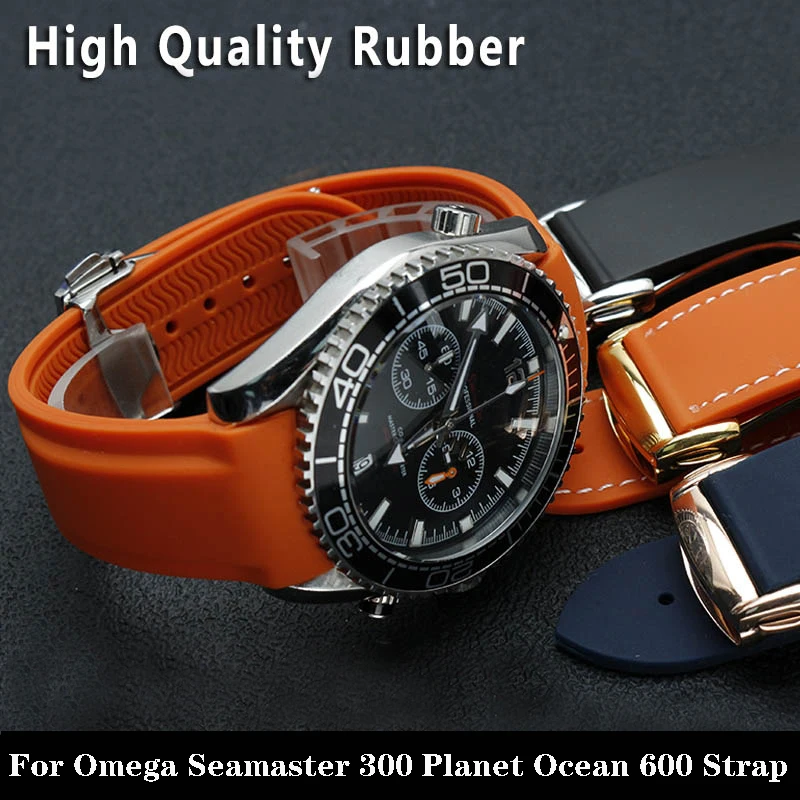 

Ремешок силиконовый для часов Omega Seamaster 300, 20 мм 22 мм