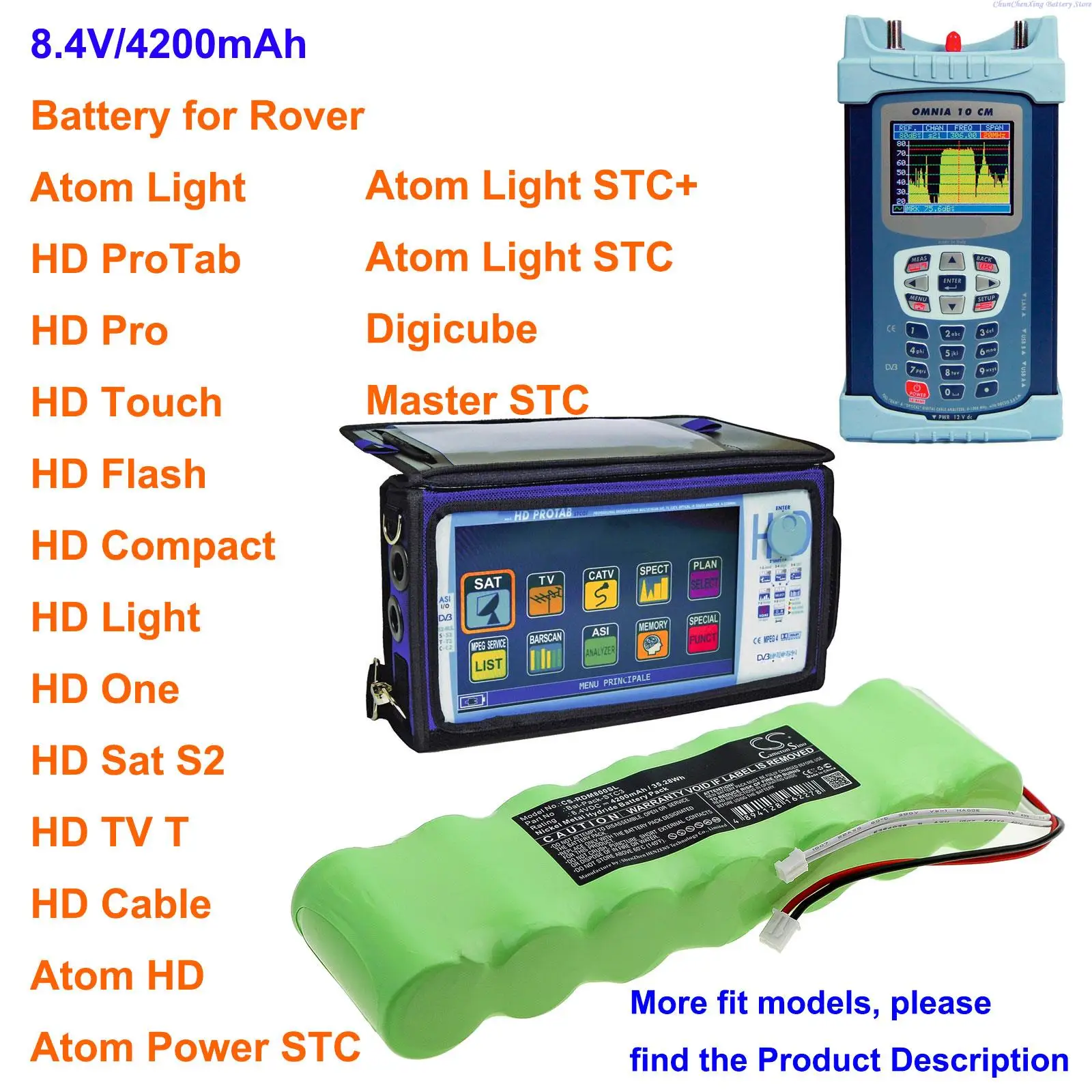 

Аккумулятор Cameron Sino 4200 мАч для Rover Atom светильник, HD ProTab,HD Pro,HD One,HD Sat S2,Omnia 7,Omnia 8,Omnia 9,Omnia 10,Mos 4,ISDBT