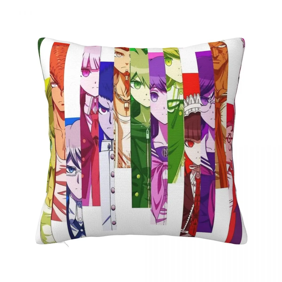 Полностью литая наволочка Makoto Naegi мягкая детская в подарок подушка виде