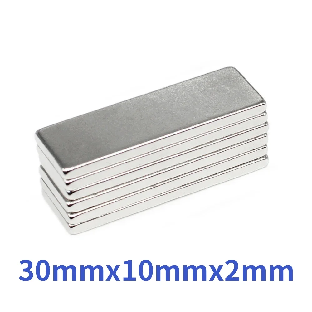 Мощные магнитные блоки 30x10x2 мм мощные магниты прямоугольный редкоземельный