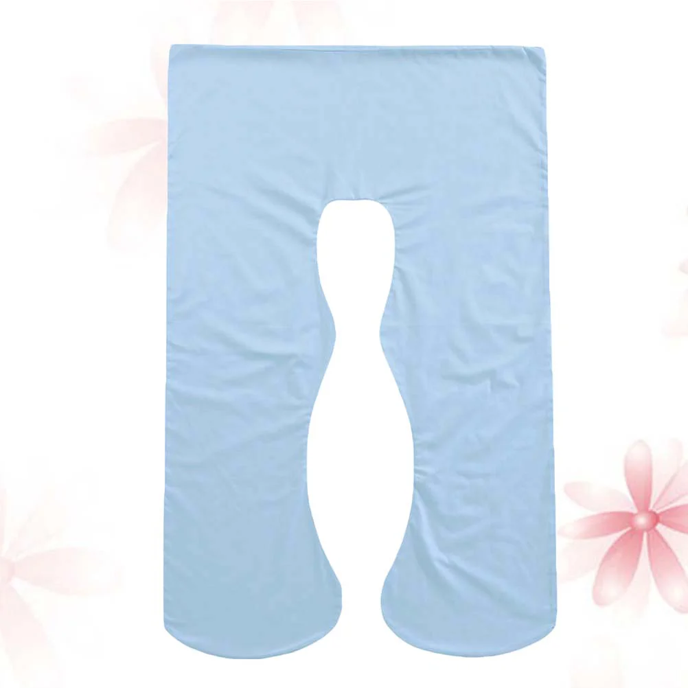 Подушка для беременных наволочки буферный рукав синий сна