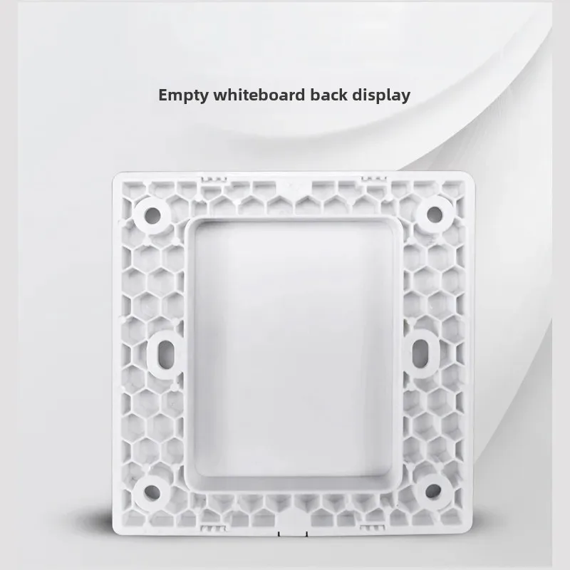 Утолщенная белая пустая панель 86 настенный переключатель декоративная крышка