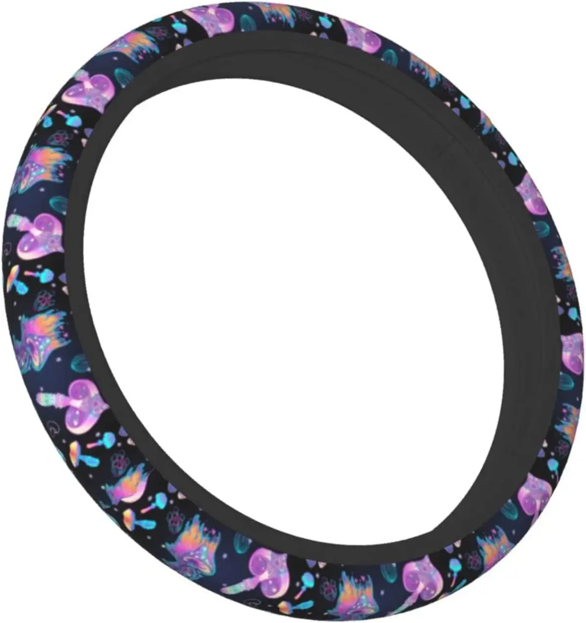 

Чехол для руля в виде гриба, Универсальная мягкая Неопреновая противоскользящая Защитная пленка для автомобильного интерьера, 15 дюймов