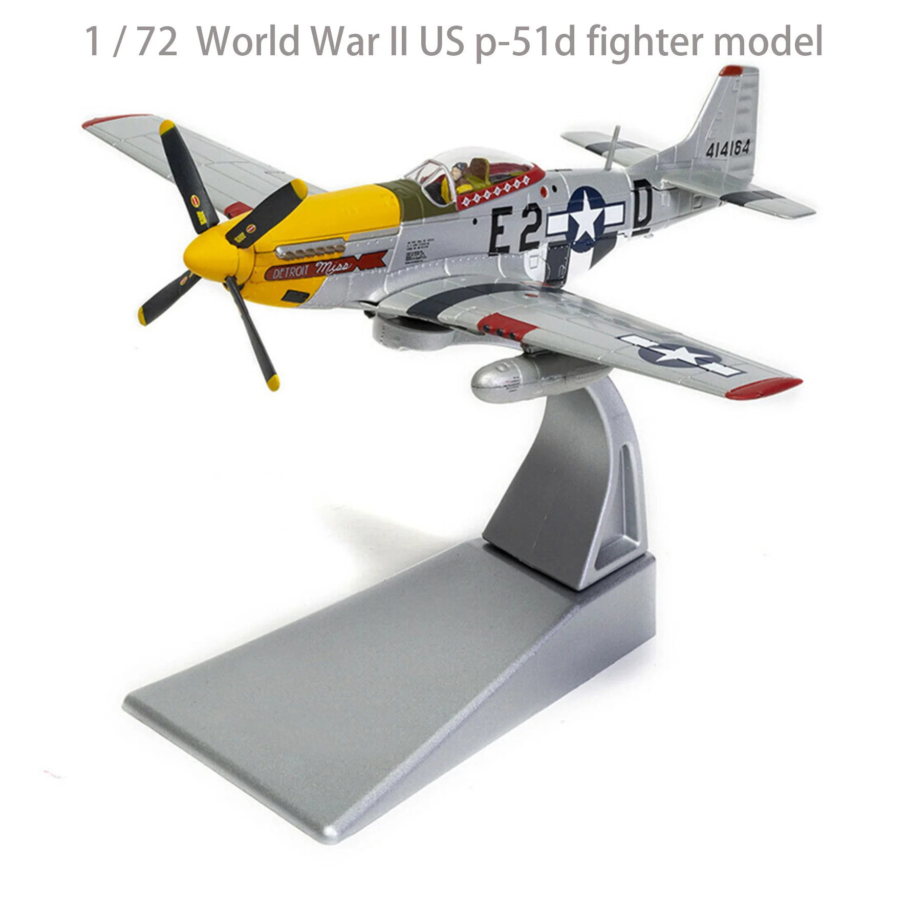 

Fine 1 / 72 aa27707 World War II US p-51d fighter model Alloy simulation finished product model