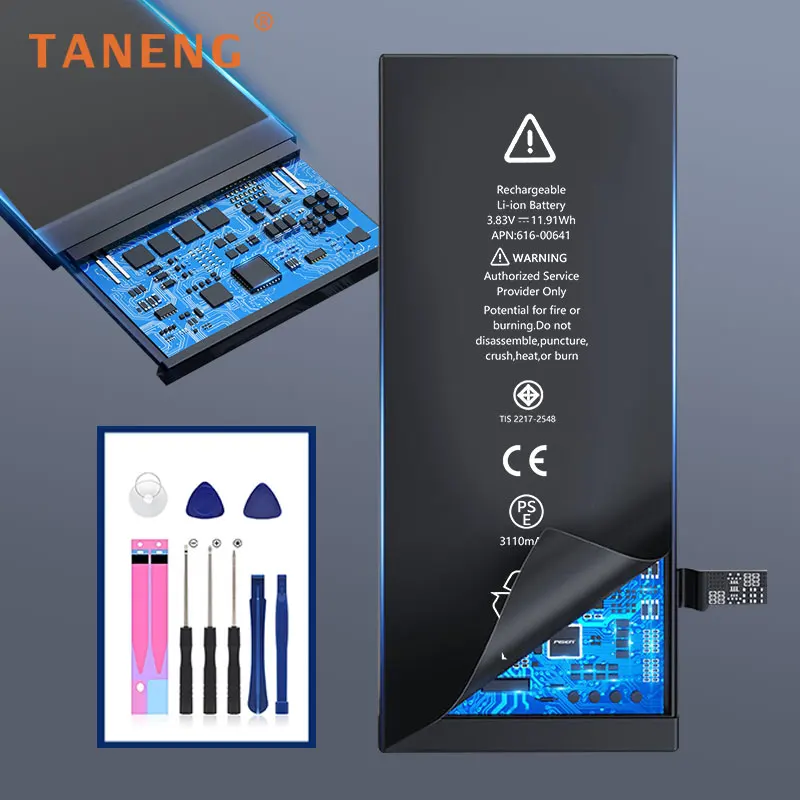 

Lithium Battery For iPhone 5 6 7 8 11 Plus Xr X Xs-Max High Quality Zero-cycle Bateria iPhone 5s 5se 6s 6sp 6p With Tools