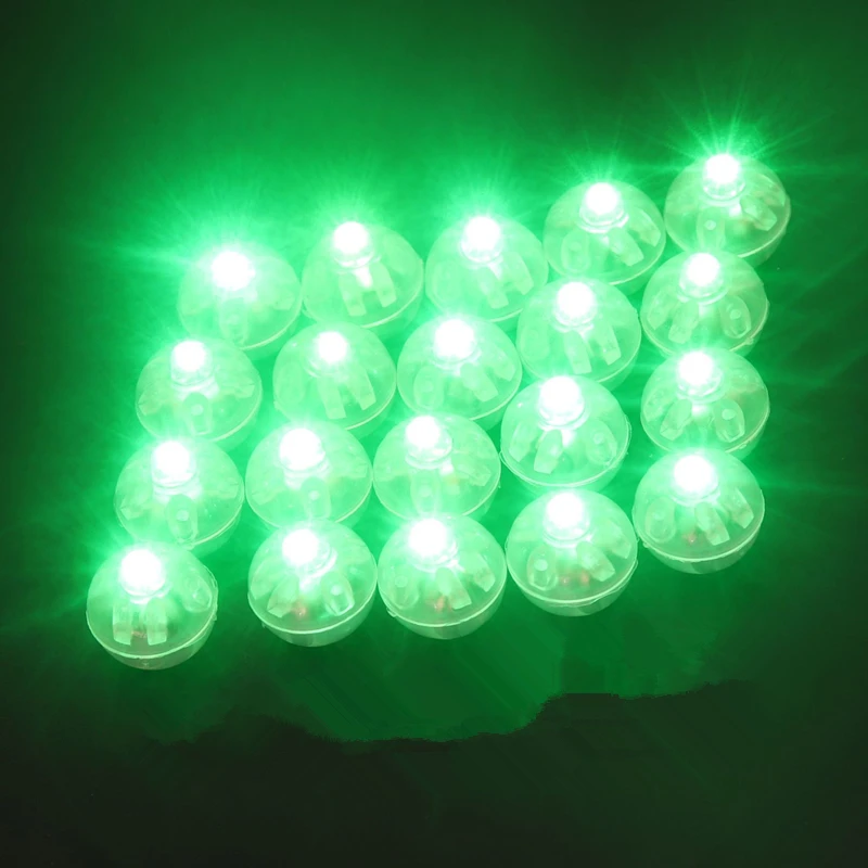 

Round Led RGB Flash Ball Lamps Hot Sale New Decoration Balloon Lights Flashlight Ball Lights Red, White, Blue, Pink