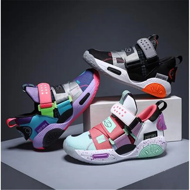 

Новинка 2023, детская Баскетбольная обувь для мальчиков и девочек, нескользящая детская спортивная обувь, Легкие уличные кроссовки, обувь для тренировок