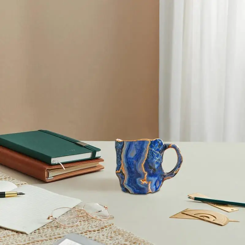 400 мл минеральная хрустальная кружка смоляные хрустальные кружки с ручками