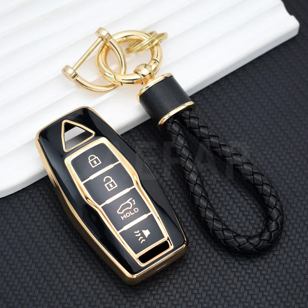 3/4 кнопки из ТПУ чехол для дистанционного ключа автомобиля чехол-брелок Mitsubishi