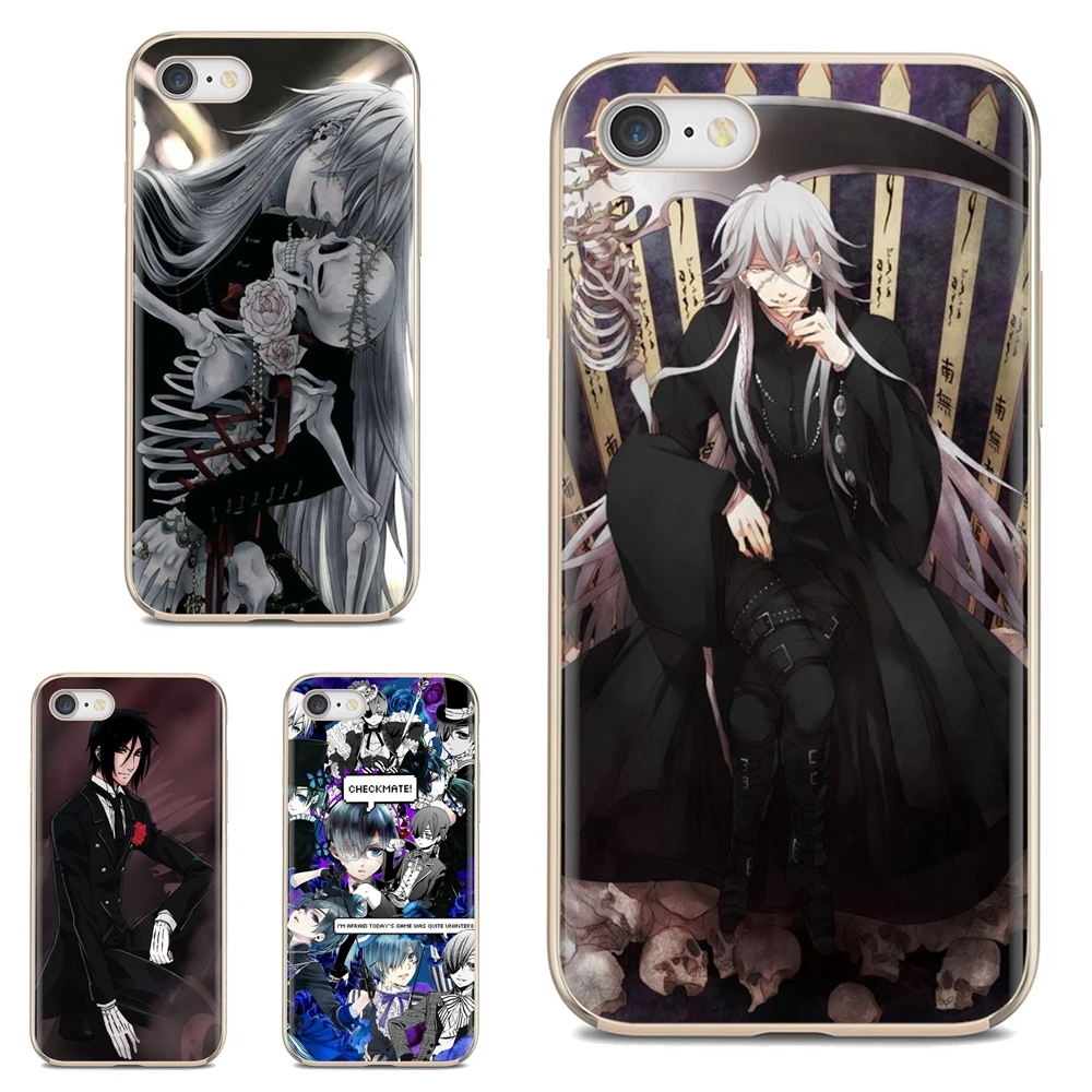 

Silicone Shell Case HOT Kuroshitsuji Black Butler For iPhone 10 11 12 13 Mini Pro 4S 5S SE 5C 6 6S 7 8 X XR XS Plus Max 2020