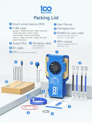 Daly bms Smart bms wifi bluetooth 100-250A для литий-ионных аккумуляторов
