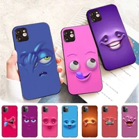 yinuoda funny face phone case for iphone 11 12 13 mini pro max 8 7 6 6s plus x 5 s se 2020 xr xs 10 case