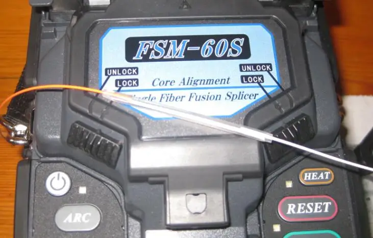 Ribbon double ceramic light heat shrink tube 40MM ceramic needle bare optical fiber  hot melt butt joint protective sleeve