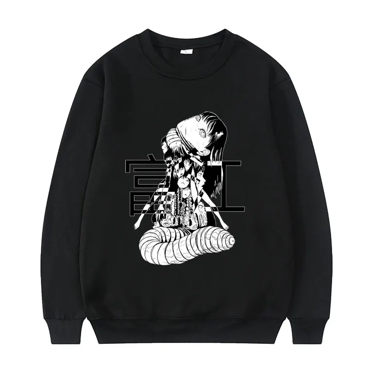 

Новинка 2022, пуловер с рисунком аниме Ито дзюндзи, свитшот с рисунком манги, томие кавайми, мужские и женские пуловеры в стиле Харадзюку, свит...