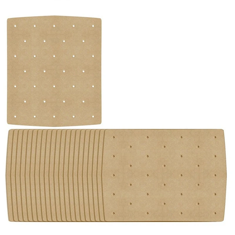 

50PCS Fruit Air Fryer Paper Disposable Food Paper Liner Oil-Proof Dish Barbecue Steamer Airfryer Baking Spare Parts Parts