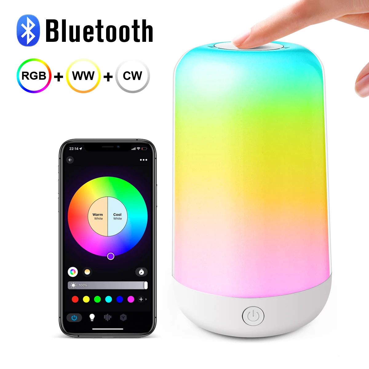

Smart Touch Bluetooth Ночник RGB