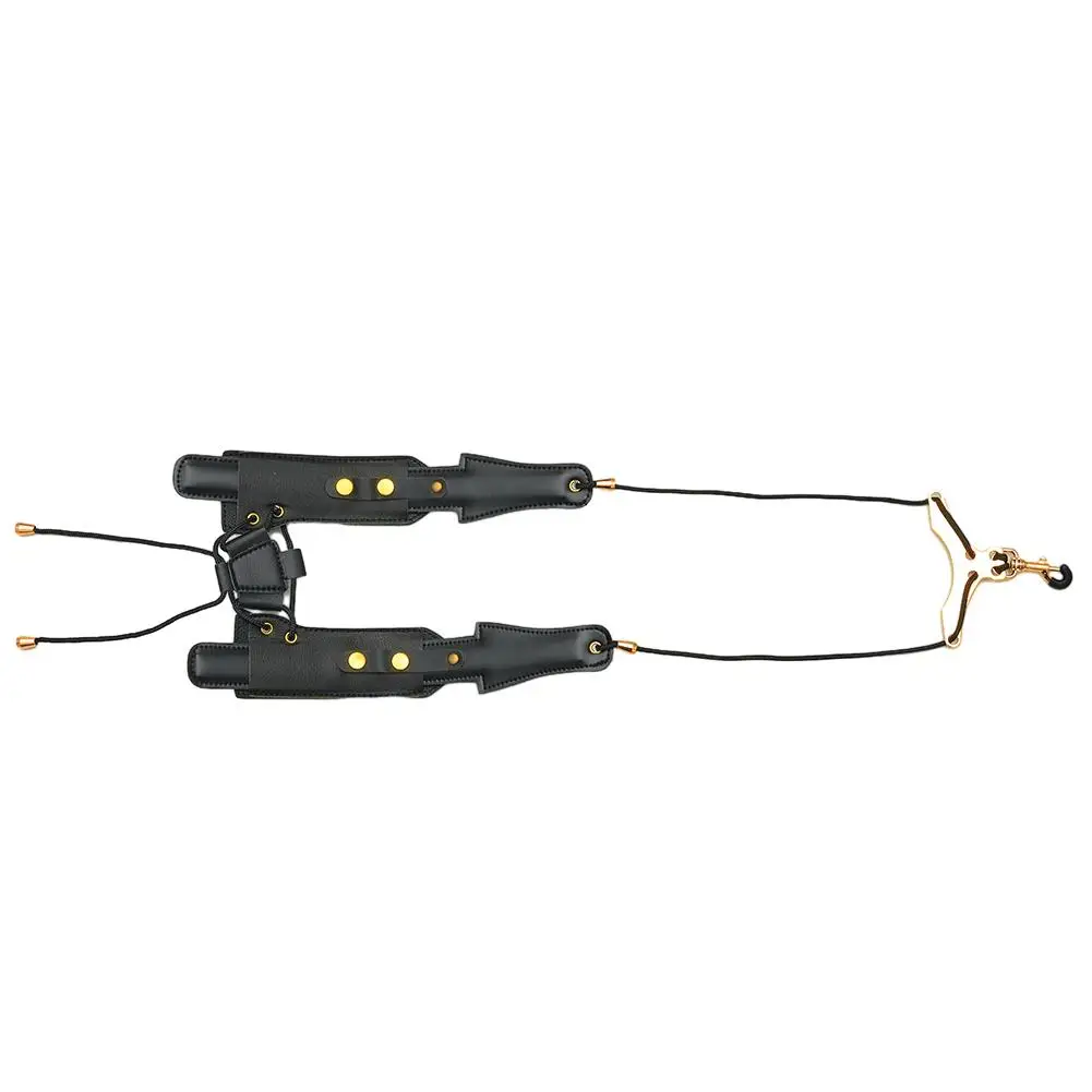 

Shoulder Straps Saxophone Strap Avoid Neck Problems PU Leather Security And Stability Musical Instruments Brand New