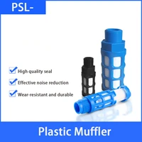air silencer plastic exhaust muffler pneumatic 18 14 38 12 male thread absorb noise filter slip lock for misting pump 15pcs