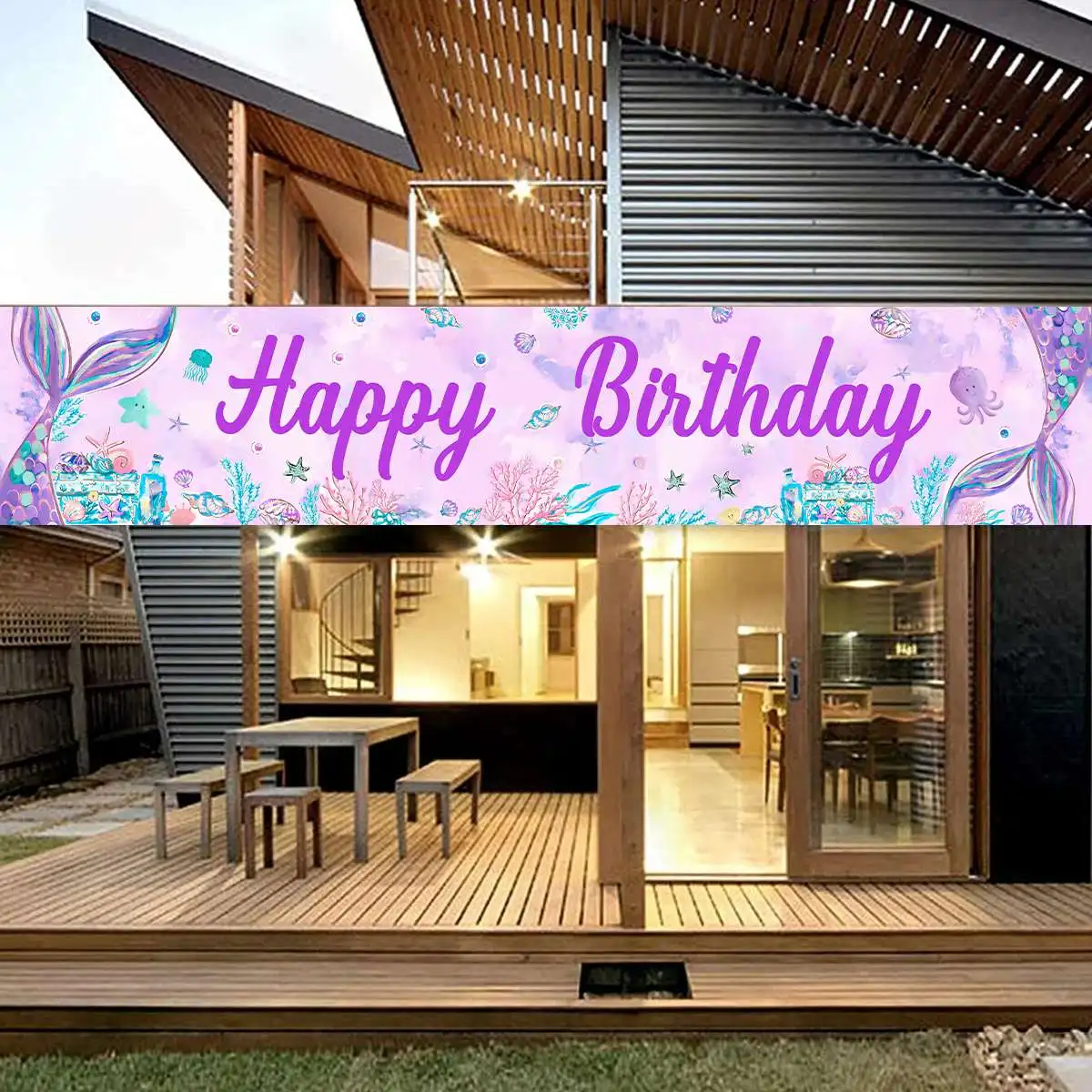 Висячее украшение в виде маленькой Русалочки детский праздничный декор для