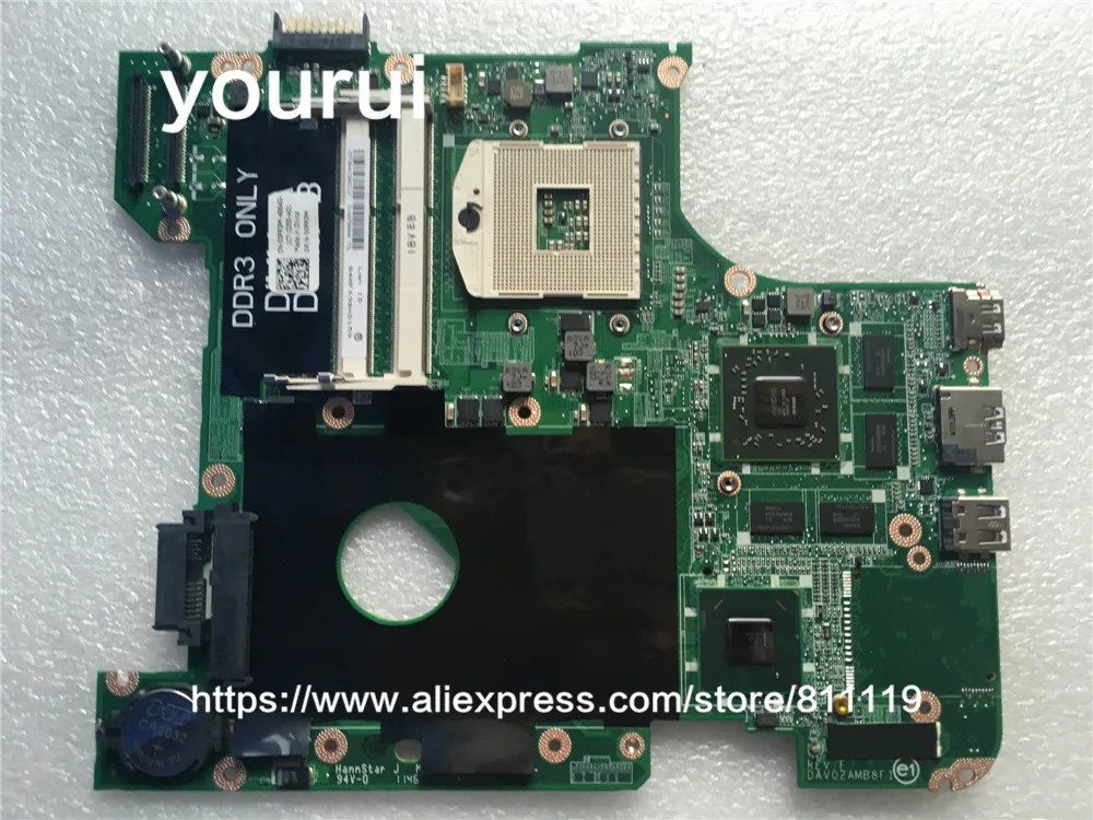 Материнская плата CSRZSZ для 0FR3M CN-00FR3M DAV02AMB8F1 Dell Inspiron N4110 материнская HM67 HD6630M |
