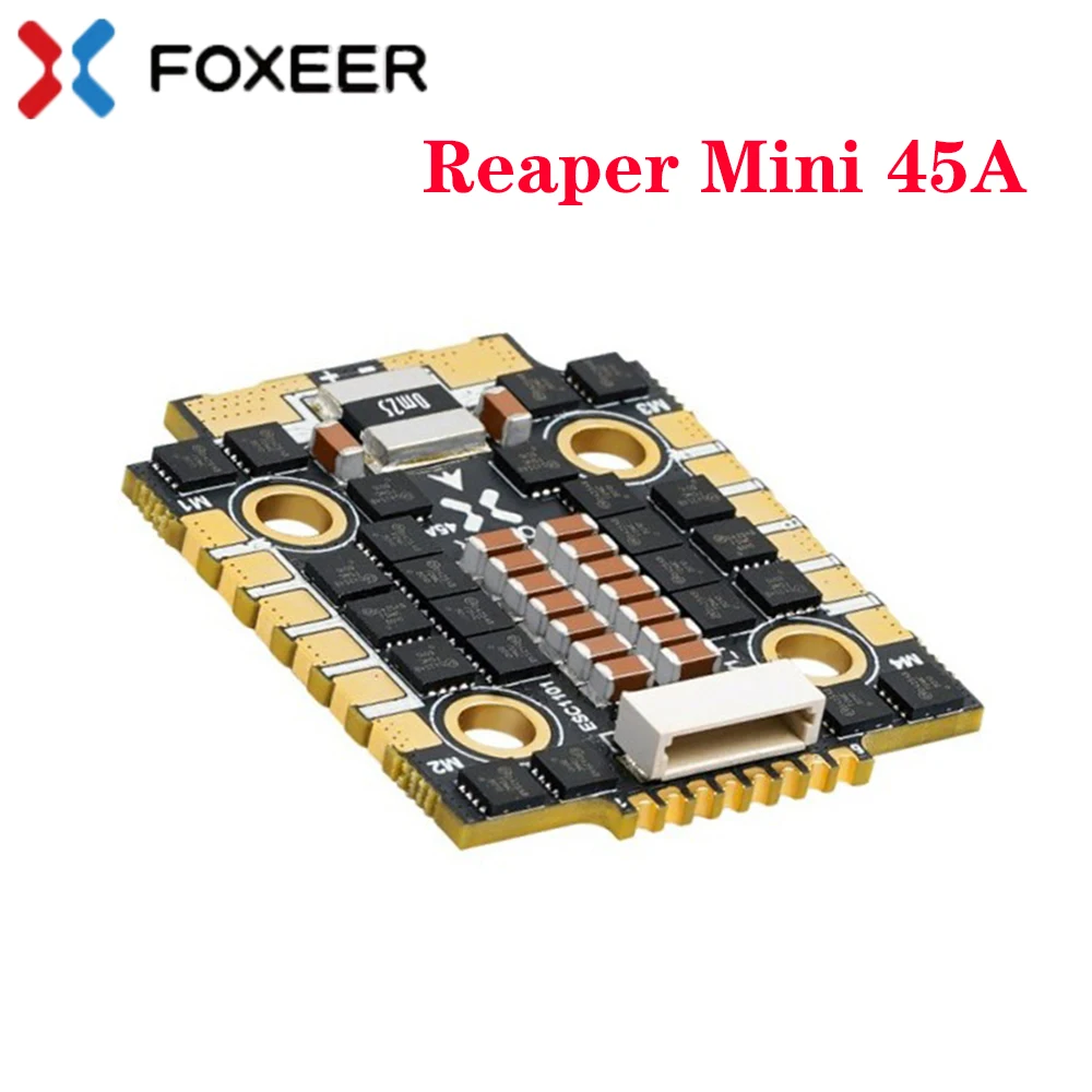 

FOXEER Reaper Mini 45A 4 в 1 BLheli32 бесщеточный ESC DSHOT1200 поддержка F722 управление полетом 3-6S для радиоуправляемого FPV гоночного Фристайл дрона