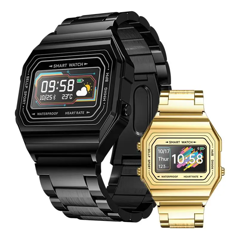 

Умные часы I6 со стальным браслетом, уведомление о сообщениях, фитнес-трекер, умные часы с Шагомером