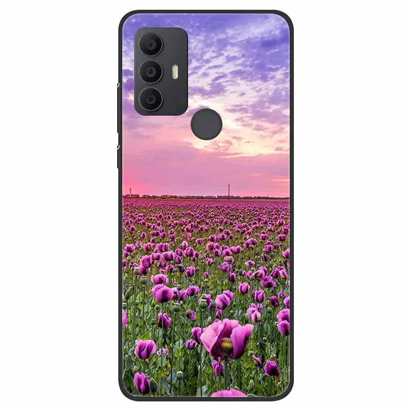 Фото Чехлы для TCL 30 SE 306 305 20 20XE 40 SE 20S 20L Plus Pro, мягкие силиконовые чехлы из ТПУ с рисунком Пейзажа для TCL 20B 20 №3
