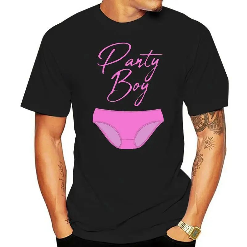 Panty Boy Sissy Crossdresser Slave Cuckold Undies T Shirt Round Neck Slim Vintage Short Sleeve Graphic Comfortable Create