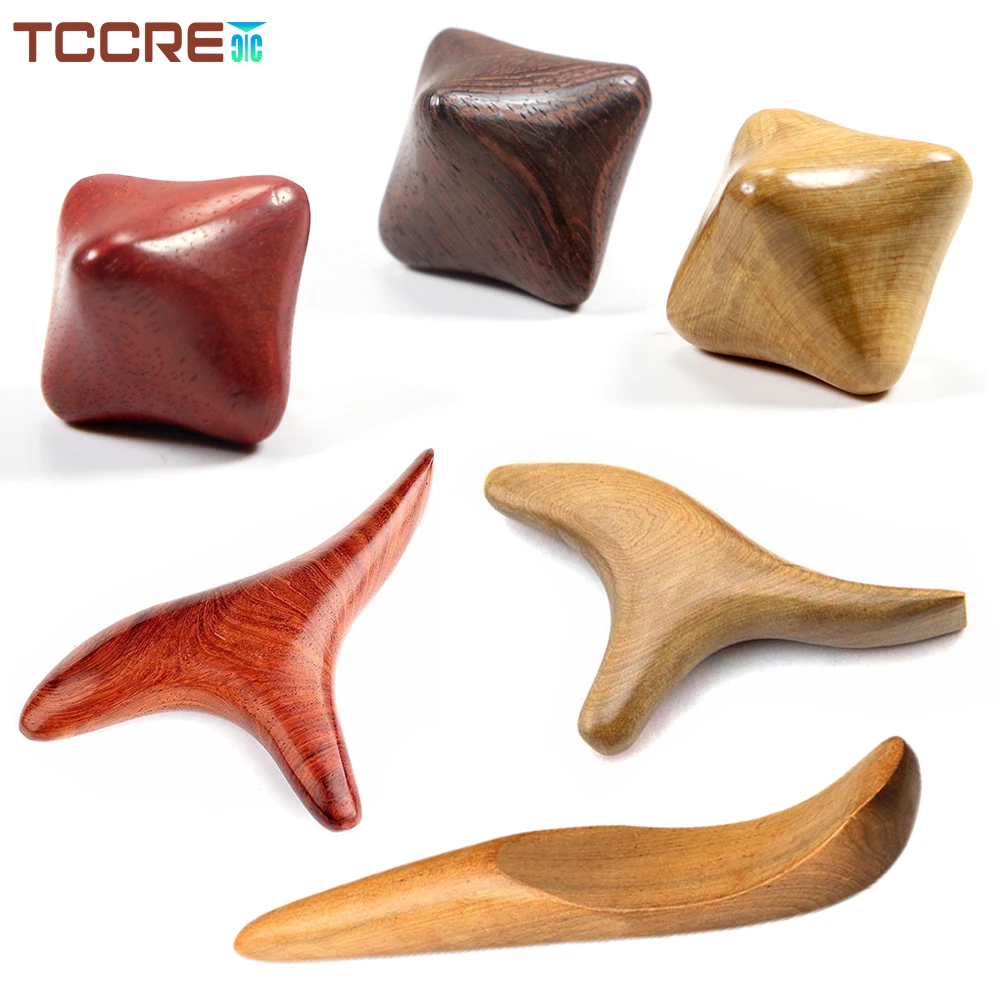 Деревянные рефлексотерапевтические инструменты для акупрессуры массажер