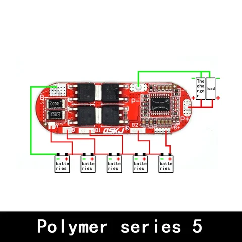 Bms 1s 2s 10a 3s 4s 5s 25a Bms 18650 Li-ion Lipo Защитная плата литиевой батареи Модуль печатной платы Pcm 18650 Lipo Bms Зарядное устройство