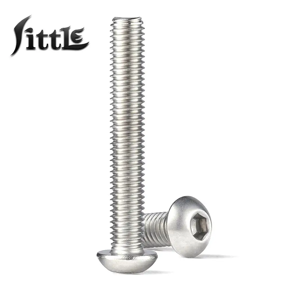 1-2 шт. полукруглые винтовые болты из нержавеющей стали |