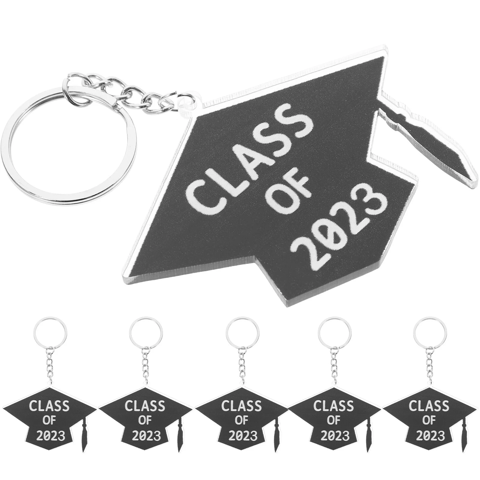 

Key Chain Student Grad Holder Graduate Gift Hanging Decor Graduation Keychain Inspirational Ring Bag Pendant