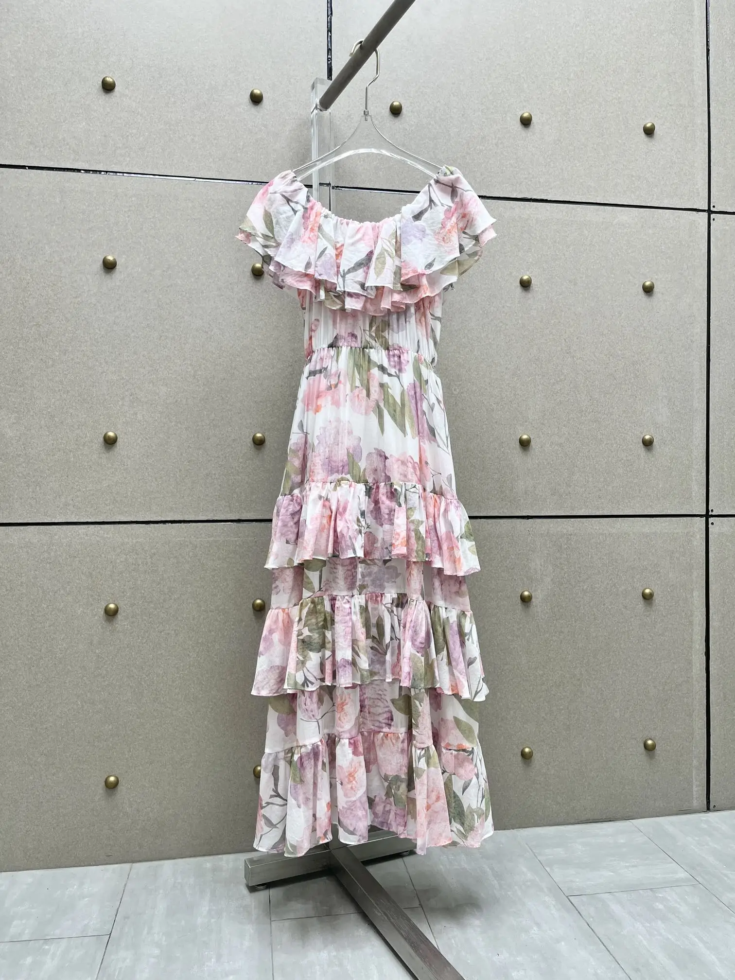 

2023 Women's Clothing The new printed dress 0818